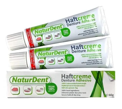 natudent denture cream